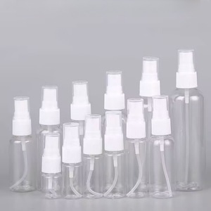 Botella de spray transparente Mingxu de 20, 30, 50 y 100 ml, botellas cosméticas de plástico PET con pulverizador fino para viaje. - Product Image 3