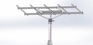 Système de suivi <span class=keywords><strong>solaire</strong></span> à double axe 4 kW <span class=keywords><strong>8</strong></span> <span class=keywords><strong>panneaux</strong></span> complet avec kit de composants clés du système d'orientation - Product Image 4