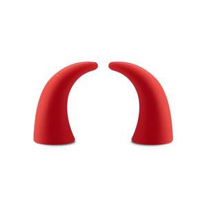 2 pièces de décorations de casque de moto en forme de cornes de démon, avec ventouse, grandes cornes avec lumière sur le casque de moto - Product Image 5