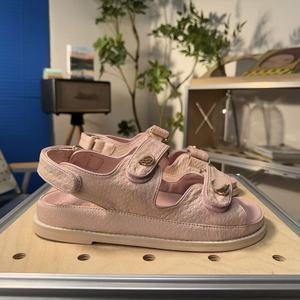 <span class=keywords><strong>Sandali</strong></span> Estivi da <span class=keywords><strong>Donna</strong></span> in <span class=keywords><strong>Pelle</strong></span> con Punta Aperta e Fondo Piatto, Casual con Chiusura a Velcro, Scarpe da Spiaggia alla Moda per Esterni - Product Image 6