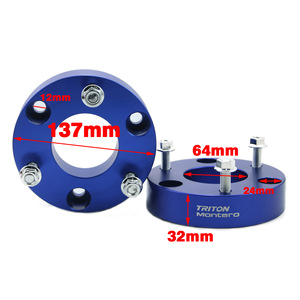 Kit di sollevamento anteriore in alluminio modificato per auto adatto per mitMitsubishi Triton Kit di sollevamento anteriore con ammortizzatore - Product Image 3