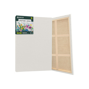 Marco de lona estirada, triple imprimado 100% algodón grandes <span class=keywords><strong>lienzos</strong></span> en blanco para pintar, suministros de arte para pintura acrílica <span class=keywords><strong>y</strong></span> <span class=keywords><strong>al</strong></span> óleo - Product Image 1
