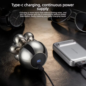 Nueva Afeitadora Eléctrica de 7 Cabezales para Rostro y Uso en Hoteles, Multifuncional, Impermeable, Carga USB Tipo-C, Portátil con Múltiples Accesorios - Product Image 3