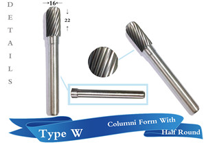 Type-w1622mm công cụ mài Vonfram cacbua tập tin quay nhà máy trực tiếp Vonfram cacbua - Product Image 6
