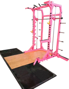 Attrezzatura da palestra per Fitness commerciale Squat Power Rack per pesi pesanti Multi-funzionale Rack + piattaforma di sollevamento pesi a forma di T - Product Image 1