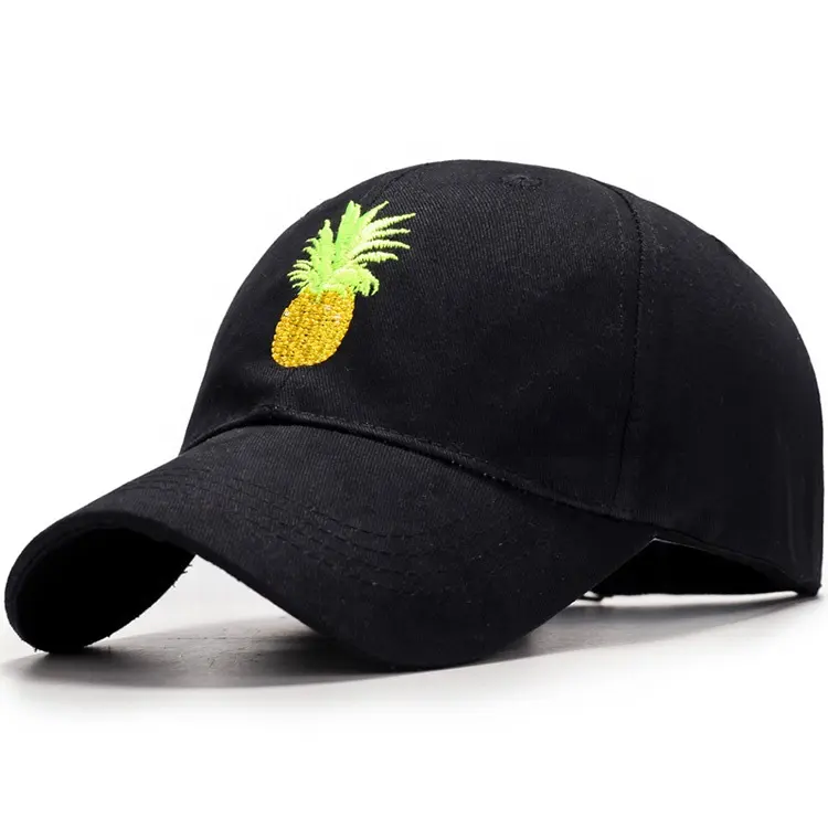 刺繍ロゴ付きカスタムストラップバック6パネル野球帽