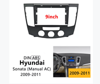 Pour Hyundai Sonata Nfc manuel AC Android 9 pouces voiture lecteur Cd autoradio Gps voiture autoradio stéréo Android tableau de bord cadre pour 2009-2010