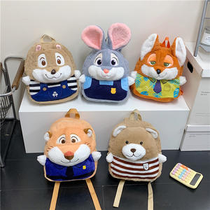 Juguetes de Peluche de Animales de Dibujos Animados, Muñeco de Peluche, Mochila de Dibujos Animados, Zootopia, Nick, Judy, Mochila Infantil - Product Image 3