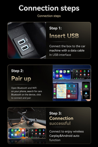 Meilleure <span class=keywords><strong>vente</strong></span> : Adaptateur CarPlay 2-en-1 pour voiture, interface USB, Plug & Play, installation facile - Product Image 6