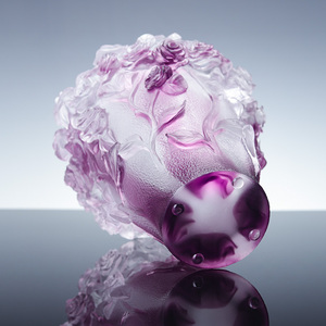 Piccolo ponte fatto a mano design creativi <span class=keywords><strong>per</strong></span> la casa di lusso <span class=keywords><strong>vaso</strong></span> di cristallo in rilievo <span class=keywords><strong>rosa</strong></span> camelia fiore oggetti in vetro <span class=keywords><strong>vaso</strong></span> di Liuli - Product Image 6