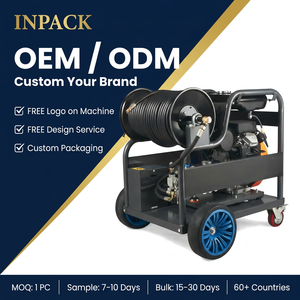 Máquina Desatascadora <span class=keywords><strong>de</strong></span> Tuberías <span class=keywords><strong>de</strong></span> Alcantarillado <span class=keywords><strong>de</strong></span> 2.2KW con Frecuencia Variable y Gran Caudal, Limpiador <span class=keywords><strong>de</strong></span> Alta Presión para Tuberías <span class=keywords><strong>de</strong></span> 6.3 Pulgadas - Product Image 2