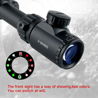 Lunette de chasse optique 2026 3-9X40EG avec réticule rouge et vert illuminé