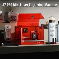 Nueva Máquina de Grabado Láser DAJA A7 Pro Mini para Metal, Cuero, Vidrio, Madera y Papel con Soporte para AI/DXF/PLT