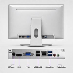 DY Series 23.8 27 Inch All-in-One PC Intel Core 16GB RAM 512GB SSD Desktop Computer FHD 1080P Business AIO PC with COM Port - Product Image 3