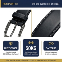 Ceinture de baseball en cuir PU personnalisée, ceinture d'uniforme de softball pour les sports d'équipe jeunes et adultes, logo OEM