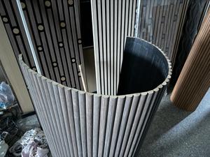 Conceptions élégantes Panneaux acoustiques 3D Panneau mural acoustique HDF Panneau acoustique en bois insonorisé Installation de <span class=keywords><strong>bricolage</strong></span> pour les salons - Product Image 4