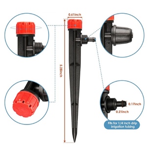 Vortice di <span class=keywords><strong>irrigazione</strong></span> <span class=keywords><strong>a</strong></span> <span class=keywords><strong>goccia</strong></span> regolabile: emettitori di <span class=keywords><strong>irrigazione</strong></span> <span class=keywords><strong>a</strong></span> forma di ventaglio 20PK spinato <span class=keywords><strong>per</strong></span> tubi da 1/4 pollici <span class=keywords><strong>per</strong></span> <span class=keywords><strong>irrigazione</strong></span> da giardino - Product Image 5