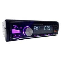 Amplificador Estéreo Hi-Fi, Reproductor MP3 Extraíble para Auto con Transmisor USB FM BT, Control Remoto, Cable ISO