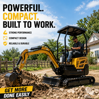 Mini-excavatrices chinoises neuves, les plus petites, avec crochet, pour usage agricole – Meilleures excavatrices chinoises