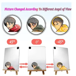 Adesivi magici Flip 3D alla rinfusa a buon mercato per feste, riempitivi per borsa regalo di San Valentino, <span class=keywords><strong>Anime</strong></span> 3D, adesivi lenticolari - Product Image 4