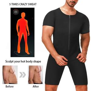 Traje Deportivo de Neopreno para Hombre, Faja Reductora, Traje de Sauna, Moldeador Corporal para Fitness, Gimnasio, Ejercicio, Entrenamiento, Mono Deportivo para Hombre - Product Image 3