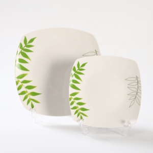 Juego <span class=keywords><strong>de</strong></span> cena <span class=keywords><strong>de</strong></span> <span class=keywords><strong>porcelana</strong></span> cuadrado personalizado <span class=keywords><strong>de</strong></span> fábrica para Centro Comercial hotel restaurante forma cuadrada productos listos - Product Image 6