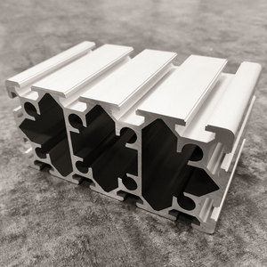 Vslot à fente en V à fente en <span class=keywords><strong>T</strong></span> 3030 8 fentes 30x30 <span class=keywords><strong>T</strong></span> à fente série <span class=keywords><strong>T</strong></span>-slotte fabricant <span class=keywords><strong>profilé</strong></span> en alliage d'aluminium 6060 - Product Image 2