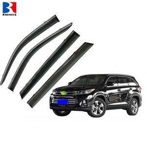 Déflecteurs de vitres latérales compatibles avec Toyota Highlander 2021 2022 2023, pare-pluie, 4 pièces, déflecteurs de vent pour voiture - Product Image 2