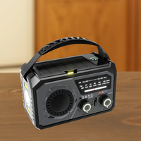Radio météo d'urgence solaire à manivelle avec radio Internet et batterie 16000 mAh pour 5.3 heures