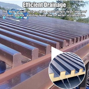 Panel sándwich de aluminio <span class=keywords><strong>para</strong></span> techo de canalón de aluminio <span class=keywords><strong>para</strong></span> techos de tejas de aluminio - Product Image 4