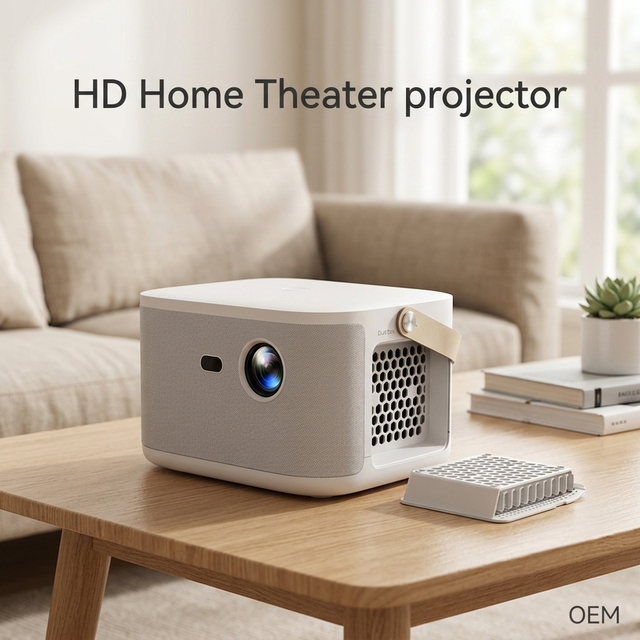 DLP Projector Newest Version Auto Focus Native 1080p Projector Home Theater Projector Portable Automatic HD Mini Video Projector