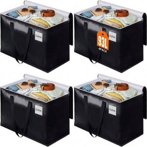Large Capacity Foldable Heavy Duty Eco-Friendly Quilt Storage <b>Bag</b> with Customized Color for Travel & Household Wardrobe Use - Product Image 3