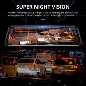 <span class=keywords><strong>Azdome</strong></span> กล้อง PG17max ติดรถยนต์4K, กล้องมองหลังหน้าจอสัมผัสขนาด11.8นิ้วกล้องวิดีโอสองช่อง gpswifi Recorder24H โหมดจอดรถ nightvi - Product Image 4