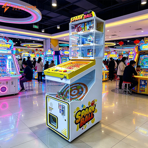 Máquina <span class=keywords><strong>de</strong></span> Pinball Comercial que Ahorra Espacio, Operada con <span class=keywords><strong>Monedas</strong></span>, con Gabinete LED y Rueda <span class=keywords><strong>de</strong></span> Dulces - Product Image 2