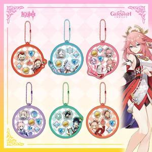 Caliente Anime juego Genshin impacto llavero Raiden Shogun Yae Miko Zhongli Wanderer Keqing Xiao <span class=keywords><strong>Hu</strong></span> <span class=keywords><strong>Tao</strong></span> Nahida Kaedehara <span class=keywords><strong>Kazuha</strong></span> - Product Image 3