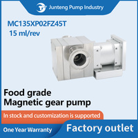 Pompe doseuse à engrenages à haut débit 42L/min |   Mini-moteur servo en acier inoxydable |   Pompe Junteng OEM personnalisée à 3 bars de pression