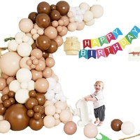 Ensemble de guirlandes de ballons nus, couleur blush, café, chocolat, pour mariage, premier anniversaire, décorations, ballons en latex gonflables pour fête