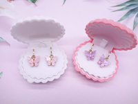 Boîte à bijoux de luxe en forme de coquillage Boîte de rangement pour boucle d'oreille, bague et collier Cadeau