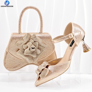 Sinya Nuovo Set di <span class=keywords><strong>Scarpe</strong></span> e Borsa da <span class=keywords><strong>Sposa</strong></span> Estive per Donna di Alta Qualità - Product Image 4