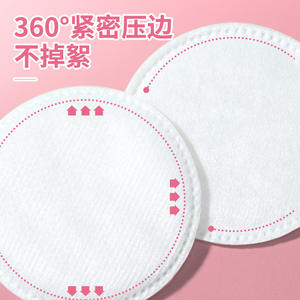 Lmltop – tampons de coton ronds pour maquillage, 120 pièces, trois couches épaissies, doux pour le nettoyage du visage et l'application de toner - Product Image 4