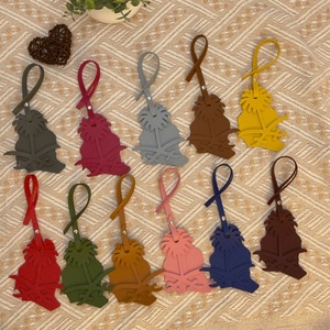 Pendentif de sac à dos Boshiho personnalisable en cuir PU, motif palmier, porte-clés parfumé, ornement suspendu, accessoire de voiture - Product Image 6