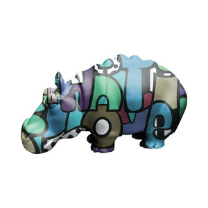 Outdoor Fibreglass <strong>Life</strong> <strong>Size</strong> Hippo <strong>Statue</strong> Resin Hippo Sculpture - Product Image 5