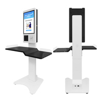 Kiosque de libre-service Sinmar 21,5 27 pouces, kiosque de paiement intelligent pour supermarchés, système de point de vente tout-en-un, machine de commande automatique