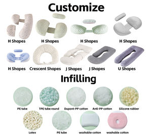 Ortopédica 6 Peça Multifarious Pequeno Cozy Bump Gravidez Ballon Fronhas Inflável para Mulheres Grávidas - Product Image 2