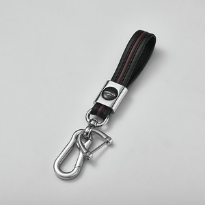 Llavero para Auto con Logotipo Cuadrado 3951, Aleación de Zinc, Dos Tonos, Cuero, Gancho Metálico - Product Image 2