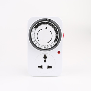 <strong>Mechanical</strong> <strong>Timing</strong> Multi <strong>Socket</strong> 24 Hour Programmable Timer Switch Universal <strong>Socket</strong> <strong>Mechanical</strong> Timer Household Time Control <strong>Socket</strong> - Product Image 1