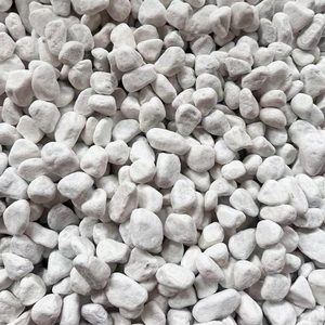 Piedras de Cristal de <span class=keywords><strong>Roca</strong></span> Blancas, Cuarzo <span class=keywords><strong>Blanco</strong></span>, Piedras de Mármol, Guijarros para Jardín, de China - Product Image 4