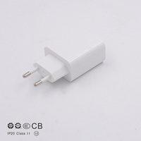Adaptateur d'alimentation universel AC/DC à commutation avec ports USB-A/USB-C 5W 10W 12W 18W 5V 1A 2A, avec prises UK, AU, US, EU