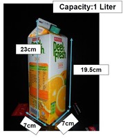 Máquina de Enchimento de Cartões Gable Top para Bebidas, Leite, Suco e Água, Totalmente Automática e de Alta Velocidade
