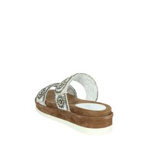 Sandalias de Tacón Cinzia Soft Donna Ciabatta Con Zeppa Blancas para Mujer, Talla 37 - Product Image 1
